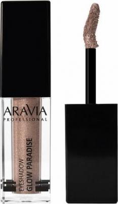 Тени для век жидкие сияющие Glow Paradise, оттенок античный бежевый 02 antique taupe, 5мл – фото 3