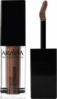 Тени для век жидкие сияющие Glow Paradise, оттенок золотисто-коричневый 04 golden brown, 5мл – фото 2