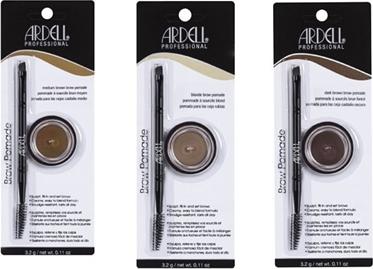 Влагостойкая помада для бровей с кистью Brow Pomade, Темно-коричневый – фото 1