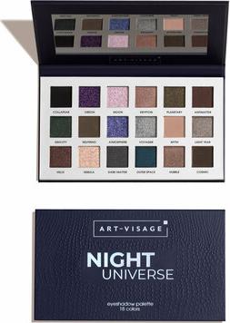 Палетка теней для век 18 тонов "UNIVERSE" Night (вечерняя) – фото 8