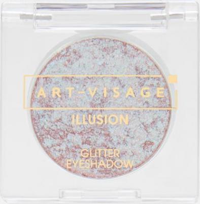 Тени для век сияющие "ILLUSION", оттенок 42 голубой кварц – фото 1