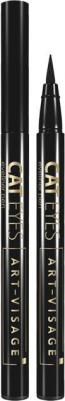 Устойчивая ультрачерная подводка-фломастер для глаз "Cat eyes"/ "Cat eyes" high definition black pen eyeliner, 1,5 г – фото 5
