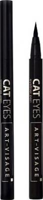 Устойчивая ультрачерная подводка-фломастер для глаз "Cat eyes"/ "Cat eyes" high definition black pen eyeliner, 1,5 г – фото 8