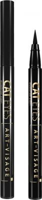 Устойчивая ультрачерная подводка-фломастер для глаз "Cat eyes"/ "Cat eyes" high definition black pen eyeliner, 1,5 г – фото 9