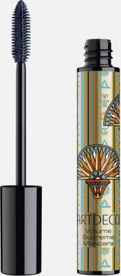 Водостойкая тушь для ресниц Volume Supreme Mascara с гибкой резиновой щеточкой для длины и объема 15 мл 2 сине-черный – фото 10