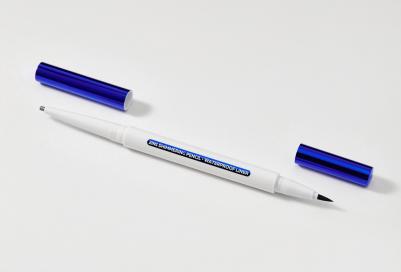 Карандаш для глаз серый каял, подводка 2в1 CAPSULE – фото 7