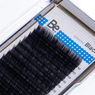 Черные ресницы Black 16 линий С 007 12mm