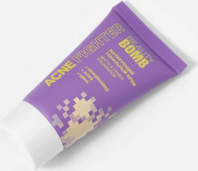 Тональный крем для лица Matte & cover foundation acne fighter 25 мл 4670220302107 – фото 2