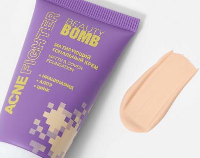Тональный крем для лица Matte & cover foundation acne fighter 25 мл – фото 2