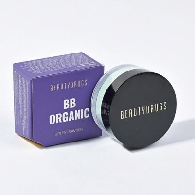 Рассыпчатая зелёная пудра для лица BB Organic Green Powder 10.0 – фото 3