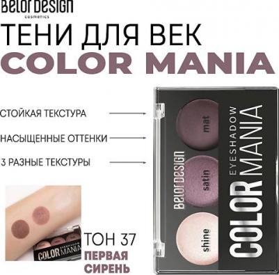 Тени для век 3-х цветные Smart Girl Color Mania 4810156046311 – фото 13