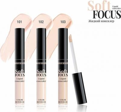 Жидкий консилер Party Soft Focus - тон 102 – фото 16