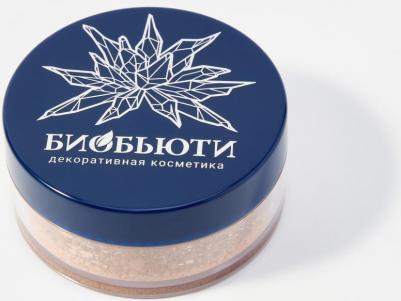 Минеральная пудра для лица тональная, матирующая, рассыпчатая "Розовый персик" 5 – фото 2