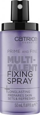 Спрей для макияжа фиксирующий Prime And Fine Multitalent Fixing Spray, 50 мл – фото 4