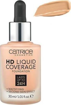 Тональный крем для лица Тональная основа "HD Liquid Coverage Foundation" – фото 7