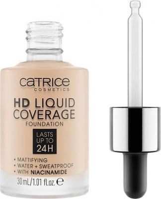 Тональный крем для лица Тональная основа "HD Liquid Coverage Foundation" 4250947598283 – фото 3