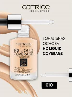 Тональный крем для лица Тональная основа "HD Liquid Coverage Foundation" 4250947598283 – фото 11
