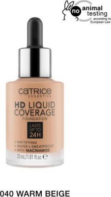 Тональный крем для лица Тональная основа "HD Liquid Coverage Foundation" 4250947598313 – фото 4