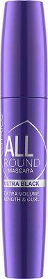 Тушь для ресниц Allround Mascara Ultra Black 010, 11мл – фото 1
