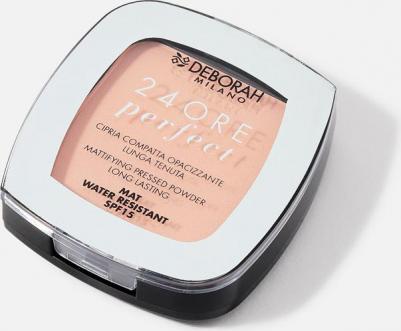 DEBORAH Пудра для лица матирующая стойкая 24Ore Perfect Compact Powder – фото 8