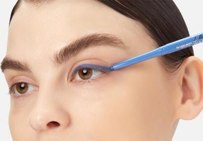 Карандаш для век автоматический Waterproof Eye Pencil тон03 светло-голубой – фото 9