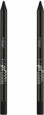 Карандаш для век гелевый Gel Kajal & Eyeliner Pencil 2 in 1 т.01 Черный – фото 3