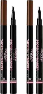 Лайнер для бровей 24Ore Brow Marker тон 02 cветло-коричневый – фото 1