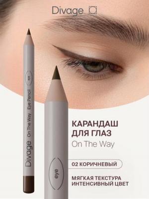 Карандаш для глаз мягкий On The Way 02 коричневый – фото 6