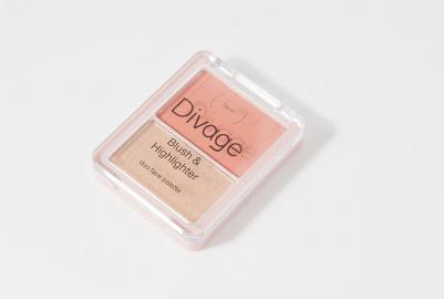 Палетка для лица Blush & Highlighter Duo Face т.01 Коралловый-золотистый 8 г – фото 2