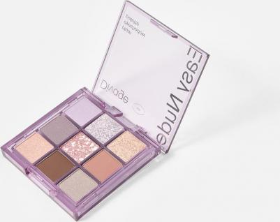 Палетка теней для век компактная 9 оттенков Easy Nude, тон Plum – фото 5