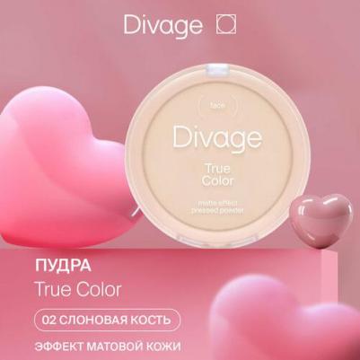 Пудра компактная True Color Ivory тон № 02 – фото 1