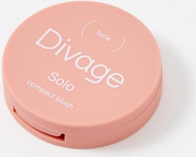 Румяна для лица компактные Solo Compact Blush Тон 09 rosy peach персиковый розовый – фото 3