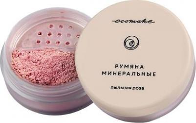 Румяна для лица сухие рассыпчатые минеральные, оттенок Пыльная роза – фото 2