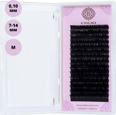 Черные ресницы микс 0,10/M/7-14 mm (16 линий) – фото 2