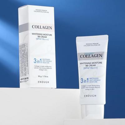 ББ-крем с морским коллагеном Collagen 3 in1 Whitening Moisture BB Сream SPF47 PA+++, 50 гр – фото 3