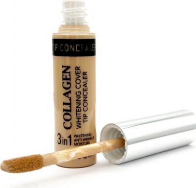 Консилер осветляющий с коллагеном 3 в 1 / Collagen Whitening Cover Tip Concealer 3 in 1 №1, 5 мл – фото 3