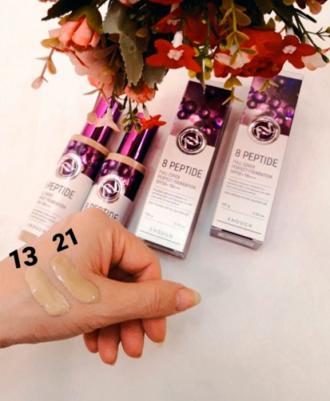 Основа тональная 8 Peptide full cover perfect foundation #21 100г – фото 4