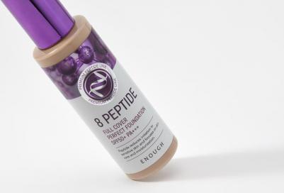 Основа тональная 8 Peptide full cover perfect foundation #21 100г – фото 7