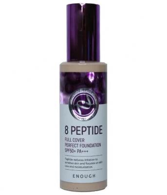 Основа тональная 8 Peptide full cover perfect foundation #21 100г – фото 20