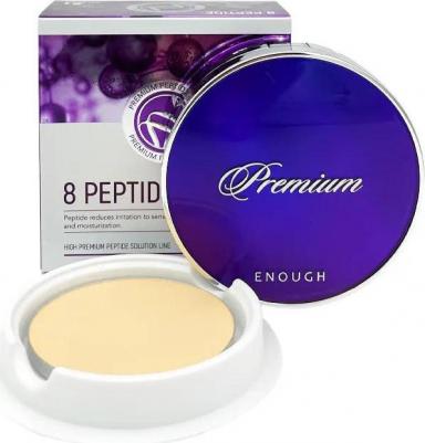 Премиум-пудра с пептидным комплексом + зап.блок Premium 8 Peptide Two Way Cake SPF50+ PA+++ #21 11g+11g – фото 3