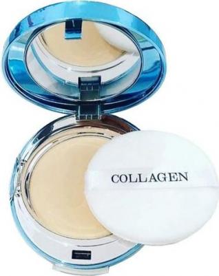 Пудра для лица увлажняющая с коллагеном Collagen Hedro Moisture Two Way Cake SPF 25 PA+++ 21 тон – фото 8