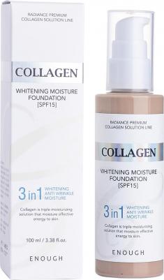 Тональная основа с коллагеном 3 в 1 3in1 Collagen foundation #23 100мл – фото 4