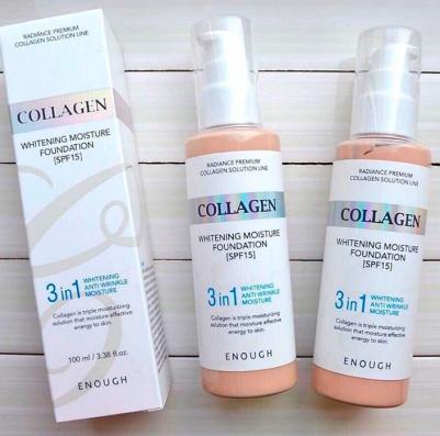 Тональный крем Collagen Whitening Moisture Foundation SPF 15, тон 13, 100 мл – фото 17