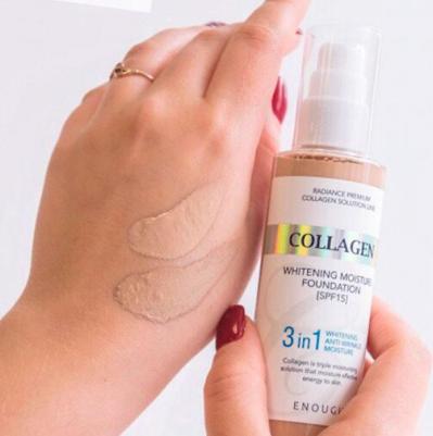 Тональный крем Collagen Whitening Moisture Foundation SPF 15, тон 13, 100 мл – фото 20