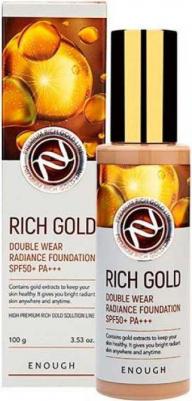 Тональный крем Premium Rich Gold Double Wear Radiance Foundation #23, 100мл – фото 1