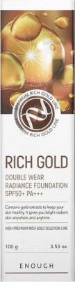 Тональный крем с частичками золота Rich Gold Double Wear Radiance Foundation SPF50+ PA+++, 100 гр – фото 8