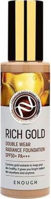 Тональный крем с частичками золота Rich Gold Double Wear Radiance Foundation SPF50+ PA+++, 100 гр – фото 10