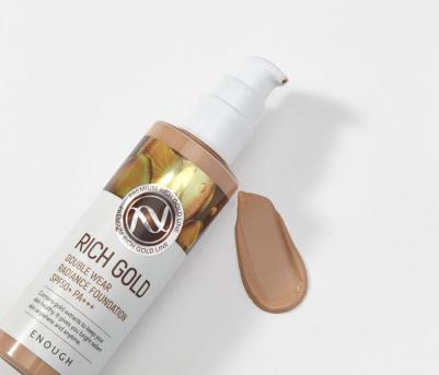 Тональный крем с частичками золота Rich Gold Double Wear Radiance Foundation SPF50+ PA+++, 100 гр – фото 18
