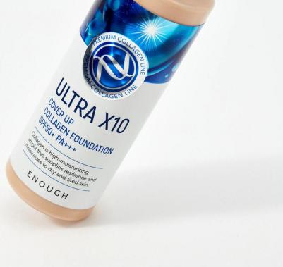 Тональный крем с коллагеном Ultra X10 Cover Up Collagen Foundation SPF 50, тон 13, 100 мл – фото 10
