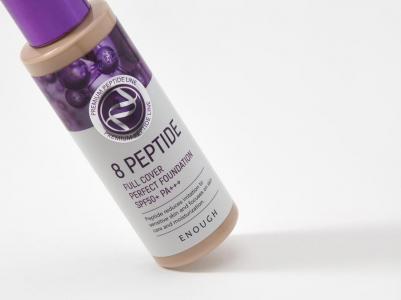 Тональный крем с пептидами 8 Peptide Full Cover Perfect Foundation SPF50+ PA+++ оттенок 13 – фото 17